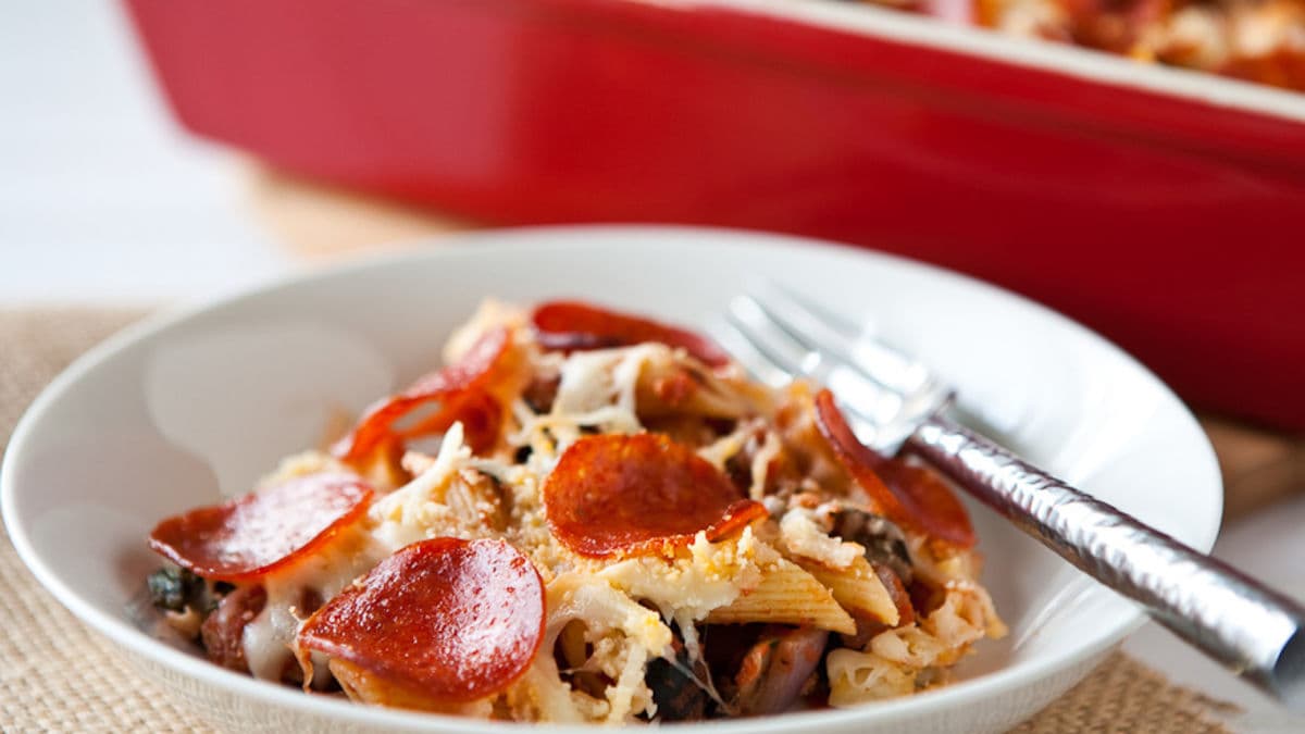 Pizza Pasta Bake