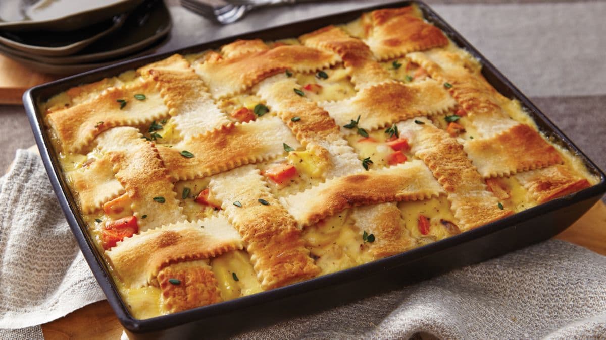 Turkey-Vegetable Pot Pie